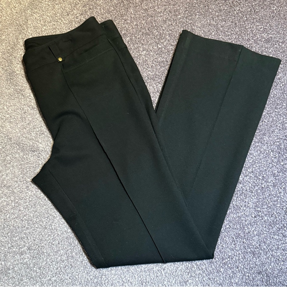Caché Classic Black Trousers. Size 12. Front and Back Pockets. Vintage.